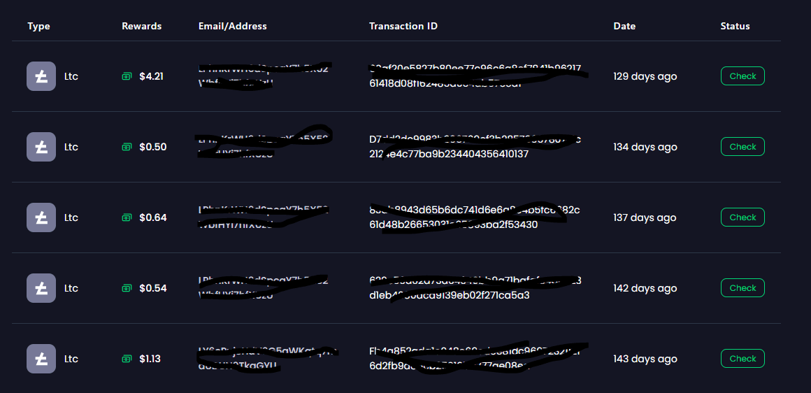 FreeCash Payment Proof